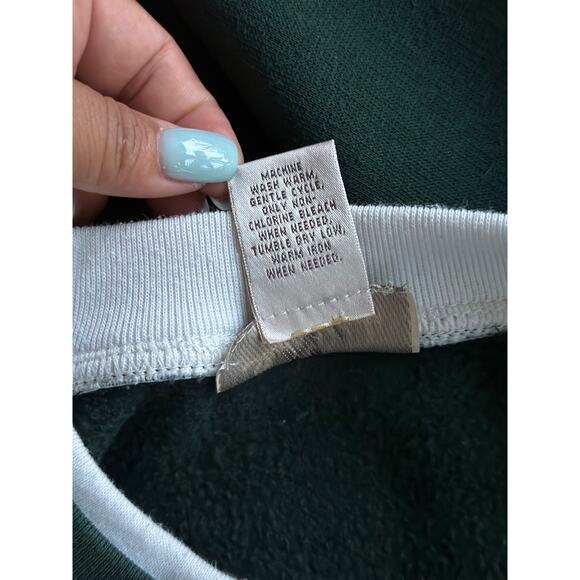 Vintage 1990s Studio Works Green Ugly Christmas Sweater Cotton Blend Unisex XL - Picture 5 of 7